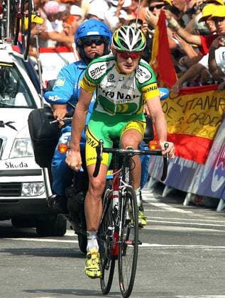 Floyd Landis (USA Phonak) gewinnt die 17. Etappe der Tour de France 2006 Radsport Herren Tour de France 2006, ProTour, Straße, Rad, Straßenradsport Einzelbild 17. Etappe: Saint Jean de Maurienne - Morzine Radsport Herren Tour de France 2006, ProTour, Straße, Rad, Straßenradsport Einzelbild 17. Etappe: Saint Jean de Maurienne - Morzine