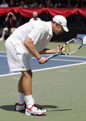 Andy Roddick (USA) verzweifelt -  (IND2006072308) Tennis Herren RCA Championships 2006, ATP Tour, Championship Einzelbild Indianapolis Enttäuschung, Verzweiflung, Tennis Herren RCA Championships 2006, ATP Tour, Championship Einzelbild Indianapolis Enttäuschung, Verzweiflung,