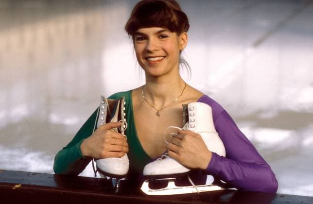 Katarina Witt (DDR) Eiskunstlauf Damen Shooting 1982, Fotoshooting, Fototermin, Training, Vdia Einzelbild o0 Aufmacher Eiskunstlauf Damen Shooting 1982, Fotoshooting, Fototermin, Training, Vdia Einzelbild o0 Aufmacher
