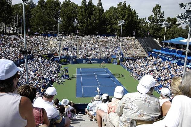 Gut gefülltes Straus Stadium zur Finalbegegnung - Countrywide Classic - (Icon40325942) Tennis Herren Countrywide Classic 2006, ATP Tour, Hartplatz, Hardcourt, Hartplatztennis, Hartplatzturnier, Totale Finale, Endspiel Los Angeles, LA, L.A. Tennis Herren Countrywide Classic 2006, ATP Tour, Hartplatz, Hardcourt, Hartplatztennis, Hartplatzturnier, Totale Finale, Endspiel Los Angeles, LA, L.A. EDITORIAL USE ONLY