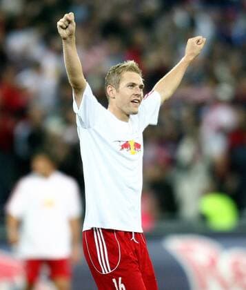 Karel Pitak (Salzburg) - Torjubel Fußball EC 1 Herren Champions League Qualifikation 2006 2007, SV Red Bull Salzburg, RedBull Einzelbild Salzburg Freude, Fußball EC 1 Herren Champions League Qualifikation 2006 2007, SV Red Bull Salzburg, RedBull Einzelbild Salzburg Freude,