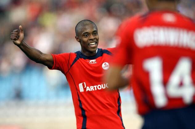 Michel Bastos (Lille) - Torjubel -  (pan15527) Fußball EC 1 Herren Champions League Qualifikation 2006 2007, OSC Lille, Vdig Einzelbild Lille Freude, Fußball EC 1 Herren Champions League Qualifikation 2006 2007, OSC Lille, Vdig Einzelbild Lille Freude,  