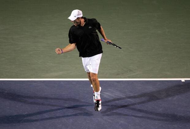 Andy Roddick (USA) - Jubelschrei Tennis Herren Western and Southern Financial Group Masters 2006, ATP Tour, Series Einzelbild Cincinnati Freude, Begeisterung, Tennis Herren Western and Southern Financial Group Masters 2006, ATP Tour, Series Einzelbild Cincinnati Freude, Begeisterung,