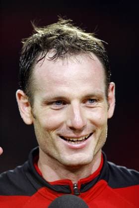 Markus Schroth (Nürnberg) gut gelaunt Fußball 1. BL Herren Saison 2006 2007, 1. FC Nürnberg Porträt Nürnberg Freude, Fußball 1. BL Herren Saison 2006 2007, 1. FC Nürnberg Porträt Nürnberg Freude,