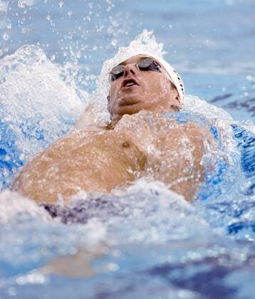 Aaron Peirsol (USA) -  (vic2006081906) Schwimmen Herren Pan Pacific Championships 2006, Rücken, Rückenschwimmen, 200m, 200 m, Meter Einzelbild Victoria Schwimmen Herren Pan Pacific Championships 2006, Rücken, Rückenschwimmen, 200m, 200 m, Meter Einzelbild Victoria