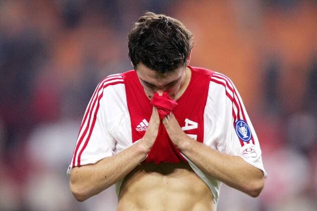 Thomas Vermaelen (Ajax) - enttäuscht -  Fußball EC 1 Herren Champions League Qualifikation 2006 2007, Ajax Amsterdam Einzelbild Amsterdam Enttäuschung, Fußball EC 1 Herren Champions League Qualifikation 2006 2007, Ajax Amsterdam Einzelbild Amsterdam Enttäuschung,
