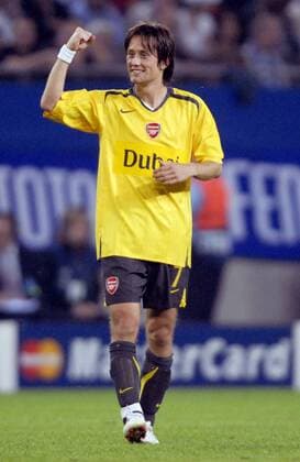 Tomas Rosicky (Arsenal) - Torjubel Fußball EC 1 Herren Champions League 2006 2007, Arsenal FC London Einzelbild Hamburg Freude, Fußball EC 1 Herren Champions League 2006 2007, Arsenal FC London Einzelbild Hamburg Freude,