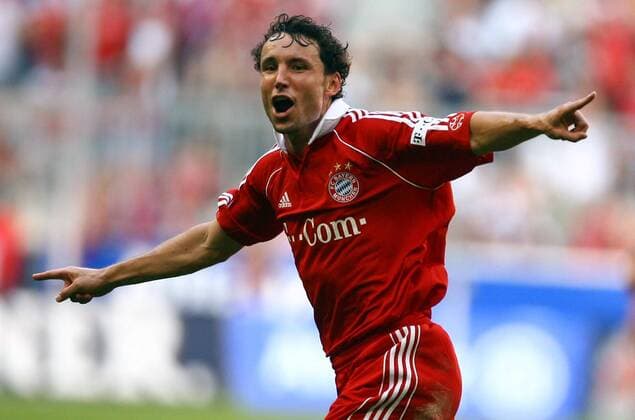 Mark van Bommel (Bayern) - Torjubel Fußball 1. BL Herren Saison 2006 2007, FC Bayern München Einzelbild München Freude, Fußball 1. BL Herren Saison 2006 2007, FC Bayern München Einzelbild München Freude,