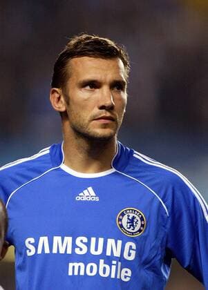 Andriy Shevchenko (Chelsea) konzentriert vor Spielbeginn -  Fußball EC 1 Herren Champions League 2006 2007, Chelsea FC London Porträt London Konzentration, Fußball EC 1 Herren Champions League 2006 2007, Chelsea FC London Porträt London Konzentration,