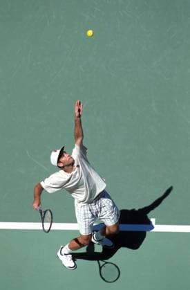 Pete Sampras (USA) Tennis Herren Australian Open 1997, Grand Slam, ATP Tour Einzelbild Aufnahmedatum geschätzt Melbourne Tennis Herren Australian Open 1997, Grand Slam, ATP Tour Einzelbild Aufnahmedatum geschätzt Melbourne