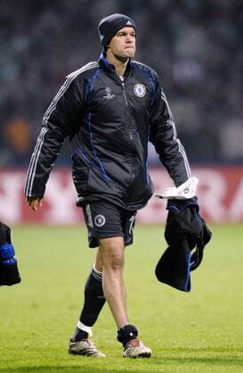 Michael Ballack (Chelsea) - Abgang Fußball EC 1 Herren Champions League 2006 2007, Chelsea FC London Einzelbild Bremen Enttäuschung, Fußball EC 1 Herren Champions League 2006 2007, Chelsea FC London Einzelbild Bremen Enttäuschung,