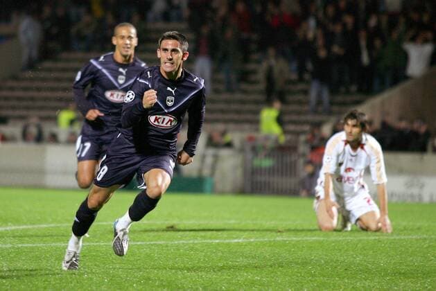 Alejandro Cesar Alonso (Bordeaux) - Torjubel -  (pan17516) Fußball EC 1 Herren Champions League 2006 2007, Girondins de Bordeaux - Galatasaray Istanbul 3:1 Einzelbild Bordeaux Dynamik, Freude, Fußball EC 1 Herren Champions League 2006 2007, Girondins de Bordeaux - Galatasaray Istanbul 3:1 Einzelbild Bordeaux Dynamik, Freude,  