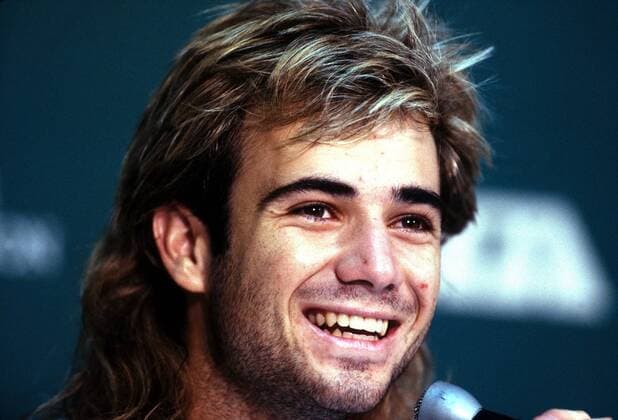 Andre Agassi (USA) - (Icon5720022) Tennis Herren ATP Tour 1989 Porträt Aufnahmedatum geschätzt Freude Tennis Herren ATP Tour 1989 Porträt Aufnahmedatum geschätzt Freude EDITORIAL USE ONLY