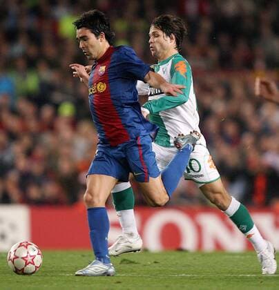 Deco (li., FC Barcelona) gegen Diego (Bremen) Fußball EC 1 Herren Champions League 2006 2007, FC Barcelona - SV Werder Bremen, Barca, Vdig Gruppe Barcelona Dynamik, Fußball EC 1 Herren Champions League 2006 2007, FC Barcelona - SV Werder Bremen, Barca, Vdig Gruppe Barcelona Dynamik,