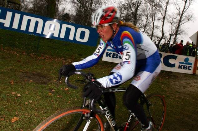 Hanka Kupfernagel (Deutschland Team Focus) -  (pan17975) Radsport Damen Weltcup 2006 2007, Welt Cup, Worldcup, World, WC, Crossrennen, Querfeldein, Querfeldeinfahren Einzelbild Hofstade Radsport Damen Weltcup 2006 2007, Welt Cup, Worldcup, World, WC, Crossrennen, Querfeldein, Querfeldeinfahren Einzelbild Hofstade  
