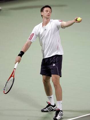 Robin Söderling (Schweden) Tennis Herren Qatar Open 2007, ATP Tour Einzelbild Doha Tennis Herren Qatar Open 2007, ATP Tour Einzelbild Doha