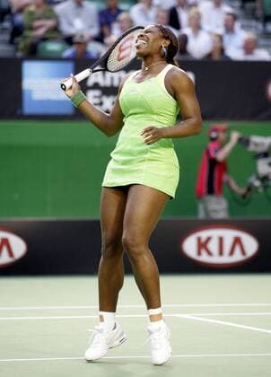 Serena Williams (USA) verzweifelt Tennis Damen Australian Open 2007, Grand Slam, WTA Tour Einzelbild Melbourne Enttäuschung, Tennis Damen Australian Open 2007, Grand Slam, WTA Tour Einzelbild Melbourne Enttäuschung,
