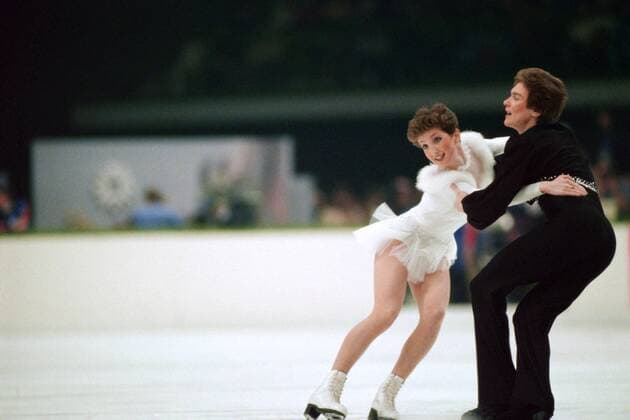 Marina Klimova und Sergeij Ponomarenko (beide UDSSR) -  (aflo008) Eistanz OS Winter Olympische Spiele 1984, Winterspiele Gruppe Sarajevo Eistanz OS Winter Olympische Spiele 1984, Winterspiele Gruppe Sarajevo