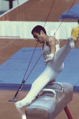 PARIS 2024, OLYMPIC LEGENDS: Mitsuo Tsukahara Mitsuo Tsukahara (Japan) - Seitpferd -  (aflo348) Turnen OS Sommer Herren Olympische Spiele 1976, Sommerspiele, Geräteturnen, Kunstturnen Einzelbild Montreal Turnen OS Sommer Herren Olympische Spiele 1976, Sommerspiele, Geräteturnen, Kunstturnen Einzelbild Montreal