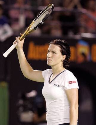 Svetlana Kuznetsova (Rußland) - Schlussjubel Tennis Damen Australian Open 2007, WTA Tour, Grand Slam Einzelbild Melbourne Tennis Damen Australian Open 2007, WTA Tour, Grand Slam Einzelbild Melbourne