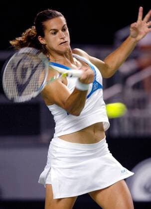 Amelie Mauresmo (Frankreich) -  Tennis Damen Australian Open 2007, Grand Slam, WTA Tour Einzelbild Melbourne Tennis Damen Australian Open 2007, Grand Slam, WTA Tour Einzelbild Melbourne