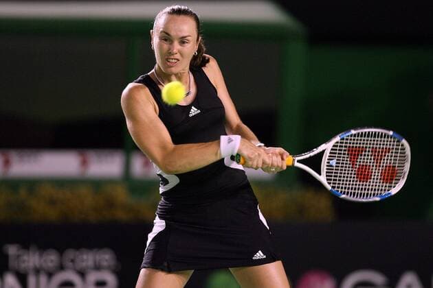 Martina Hingis (Schweiz) Tennis Damen Australian Open 2007, Grand Slam, WTA Tour Einzelbild Melbourne Tennis Damen Australian Open 2007, Grand Slam, WTA Tour Einzelbild Melbourne