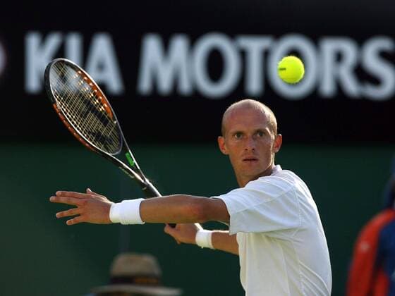 Nikolay Davydenko (Rußland) Tennis Herren Australian Open 2007, Grand Slam, ATP Tour Einzelbild Melbourne Tennis Herren Australian Open 2007, Grand Slam, ATP Tour Einzelbild Melbourne