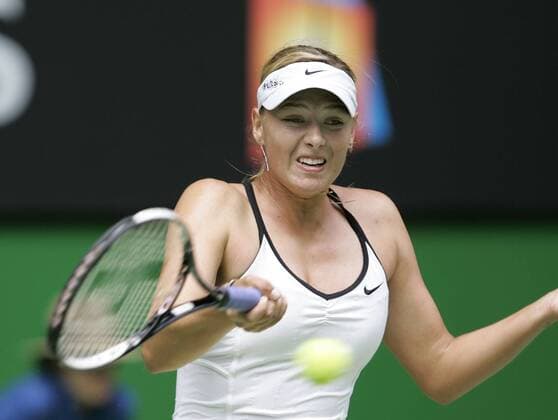 Maria Sharapova (Rußland) Tennis Damen Australian Open 2007, Grand Slam, WTA Tour Einzelbild Melbourne Tennis Damen Australian Open 2007, Grand Slam, WTA Tour Einzelbild Melbourne