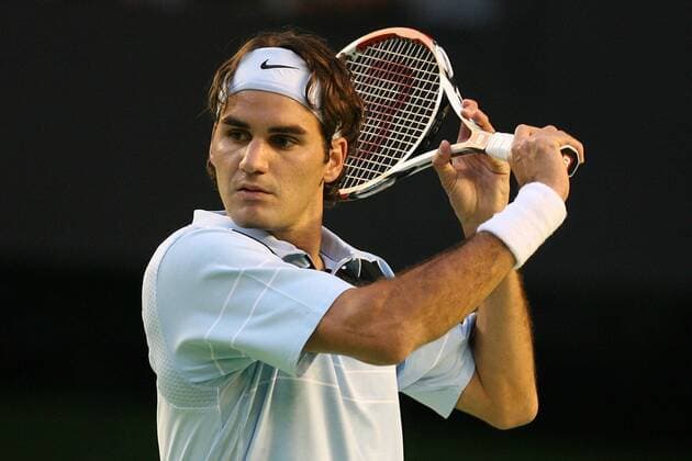 Roger Federer (Schweiz) Tennis Herren Australian Open 2007, Grand Slam, ATP Tour Einzelbild Melbourne Tennis Herren Australian Open 2007, Grand Slam, ATP Tour Einzelbild Melbourne
