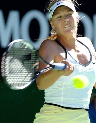 Maria Sharapowa (Rußland) -  Tennis Damen Australian Open 2007, Grand Slam, WTA Tour Einzelbild Melbourne Dynamik, Tennis Damen Australian Open 2007, Grand Slam, WTA Tour Einzelbild Melbourne Dynamik,