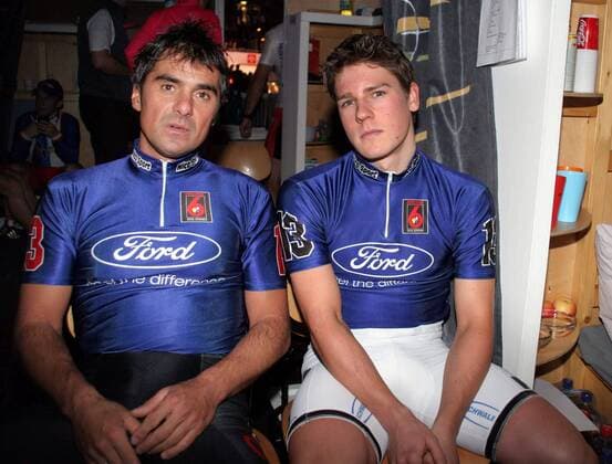 Andreas Kappes (li.) und Erik Mohs (beide Deutschland) Radsport Herren 96. Berliner 6 Tage Rennen 2007, Sechstagerennen, Sechstage, sechs, sixdays, six days Gruppe Berlin Radsport Herren 96. Berliner 6 Tage Rennen 2007, Sechstagerennen, Sechstage, sechs, sixdays, six days Gruppe Berlin