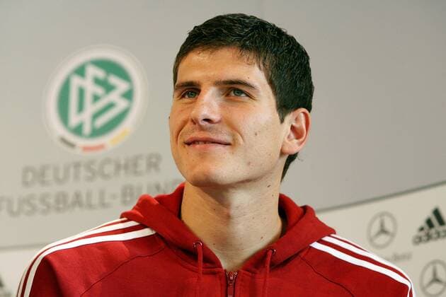 Mario Gomez (Deutschland) - Pressekonferenz Fußball Herren Nationalteam 2007, Pressekonferenz, PK, Pressetermin Porträt Düsseldorf Fußball Herren Nationalteam 2007, Pressekonferenz, PK, Pressetermin Porträt Düsseldorf
