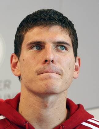Mario Gomez (Deutschland) während der Pressekonferenz Fußball Herren Nationalteam 2007, Pressekonferenz, PK, Pressetermin Porträt Düsseldorf Nachdenklichkeit, Fußball Herren Nationalteam 2007, Pressekonferenz, PK, Pressetermin Porträt Düsseldorf Nachdenklichkeit,