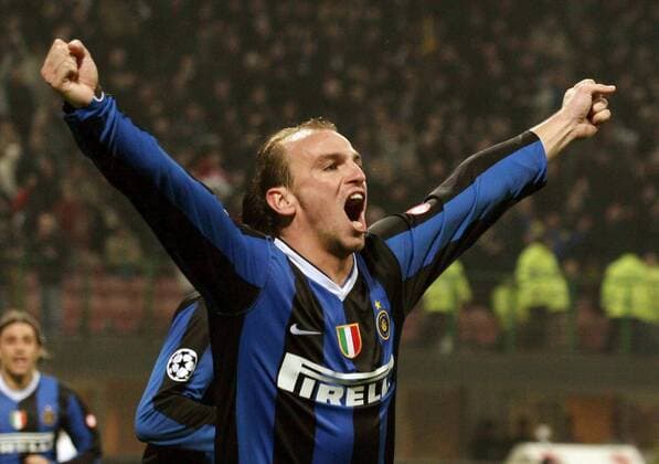 Esteban Cambiasso (Inter Mailand) - Torjubel -  Fußball EC 1 Herren Champions League 2006 2007, FC Internazionale Mailand Einzelbild Mailand Freude, Begeisterung, Fußball EC 1 Herren Champions League 2006 2007, FC Internazionale Mailand Einzelbild Mailand Freude, Begeisterung,