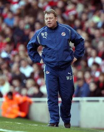 Fußball, Trainerhistorie Brentford FC von 1903 bis heute Co Trainer Wally Downes (Reading) -  Fußball Herren English Premier League 2006 2007, 1. Englische Liga, Reading FC Einzelbild London Nachdenklichkeit, Skepsis, Fußball Herren English Premier League 2006 2007, 1. Englische Liga, Reading FC Einzelbild London Nachdenklichkeit, Skepsis,
