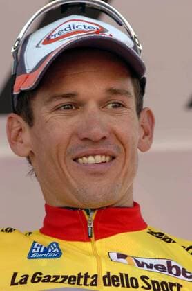 Robbie McEwen (Australien Predictor Lotto), Etappensieger der 1. Etappe des Tirreno Adriatico 2007 von Civitavecchia nach Civitavecchia und erster Führender in der Gesamtwertung -  Radsport Herren 42. Tirreno Adriatico 2007, Straßenradsport, Straße, Rad, ProTour Porträt 1. Etappe: Civitavecchia - Civitavecchia Radsport Herren 42. Tirreno Adriatico 2007, Straßenradsport, Straße, Rad, ProTour Porträt 1. Etappe: Civitavecchia - Civitavecchia