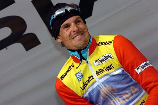Andreas Klöden (Deutschland Astana) übernimmt die Gesamtführung nach der sechsten Etappe der 42. Tirreno Adriatico 2007 - Radsport Herren 42. Tirreno Adriatico 2007, ProTour, Straßenradsport, Straße, Rad Einzelbild Begeisterung, Freude, Radsport Herren 42. Tirreno Adriatico 2007, ProTour, Straßenradsport, Straße, Rad Einzelbild Begeisterung, Freude,