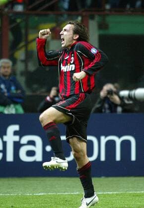 Andrea Pirlo (AC Mailand) - Torjubel - Fußball EC 1 Herren Champions League 2006 2007, AC Mailand, Milan Einzelbild Mailand Freude, Begeisterung, Fußball EC 1 Herren Champions League 2006 2007, AC Mailand, Milan Einzelbild Mailand Freude, Begeisterung,