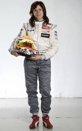 Cyndie Allemann (Schweiz Manor Motorsport Mercedes) Motorsport Damen Formel 3 Euroserie 2007, Euroseries, F3, F, Euro Serie, Series, Fotostudio, Studioaufnahme Einzelbild Hockenheim Motorsport Damen Formel 3 Euroserie 2007, Euroseries, F3, F, Euro Serie, Series, Fotostudio, Studioaufnahme Einzelbild Hockenheim