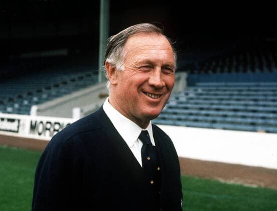 Trainer Joe Mercer (Manchester City) -  Fußball Herren English Football League First Division 1970 1971, One, 1. Englische Liga, Manchester City Porträt Manchester Fußball Herren English Football League First Division 1970 1971, One, 1. Englische Liga, Manchester City Porträt Manchester