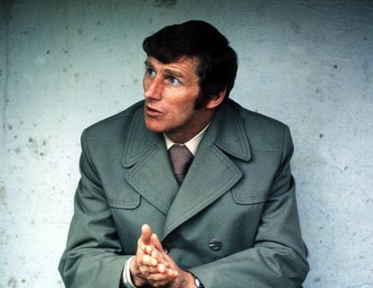 Trainer Tony Book (Manchester City) -  Fußball Herren English Football League First Division 1973 1974, One, 1. Englische Liga, Manchester City Einzelbild Manchester Fußball Herren English Football League First Division 1973 1974, One, 1. Englische Liga, Manchester City Einzelbild Manchester