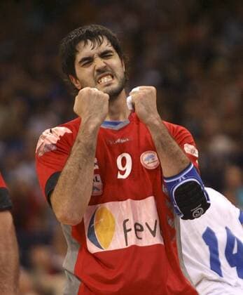 Raul Entrerrios (Ademar Leon) am Boden Handball EC 2 Herren CupWinners Cup 2006 2007, Europapokal der Pokalsieger, Europacup, C.BM. Ademar Leon Einzelbild Finale o0 Endspiel Hamburg Freude, Begeisterung, Spannung, Handball EC 2 Herren CupWinners Cup 2006 2007, Europapokal der Pokalsieger, Europacup, C.BM. Ademar Leon Einzelbild Finale o0 Endspiel Hamburg Freude, Begeisterung, Spannung,