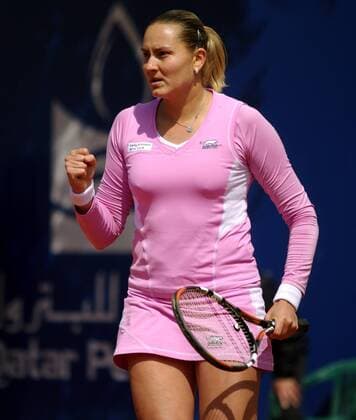 Nadia Petrova (Rußland) - Jubel Tennis Damen Qatar Telecom German Open 2007, WTA Tour Einzelbild Hundekehle Berlin Freude, Tennis Damen Qatar Telecom German Open 2007, WTA Tour Einzelbild Hundekehle Berlin Freude,