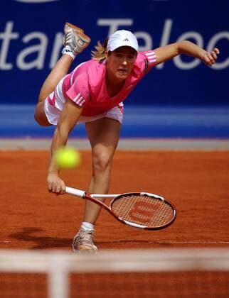 Justine Henin (Belgien) Tennis Damen Qatar Telecom German Open 2007, WTA Tour Einzelbild Hundekehle Berlin Dynamik, Tennis Damen Qatar Telecom German Open 2007, WTA Tour Einzelbild Hundekehle Berlin Dynamik,