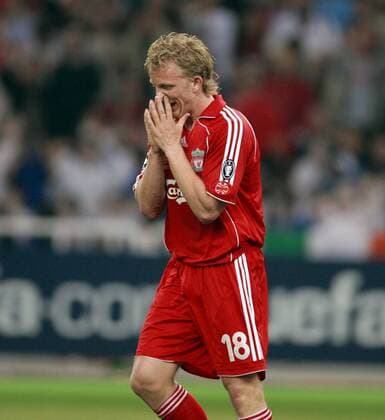 Dirk Kuyt (Liverpool) unzufrieden Fußball EC 1 Herren Champions League 2006 2007, Finale, Endspiel, Liverpool FC Einzelbild Athen Fußball EC 1 Herren Champions League 2006 2007, Finale, Endspiel, Liverpool FC Einzelbild Athen
