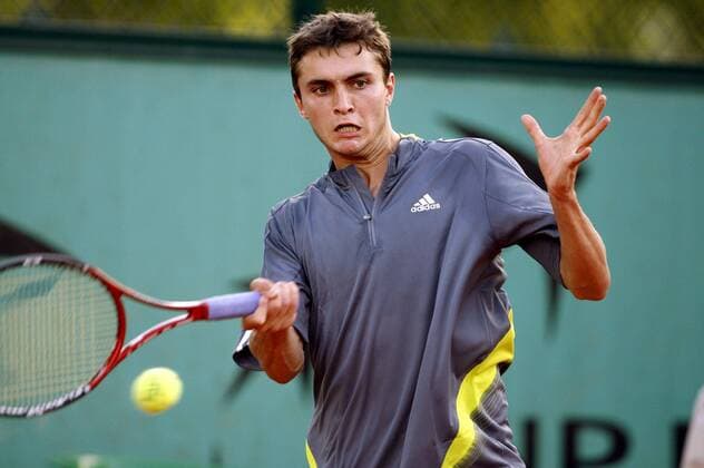 Gilles Simon (Frankreich) -  (pan20475) Tennis Herren French Open 2007, Grand Slam, ATP Tour Einzelbild Roland Garros Paris Tennis Herren French Open 2007, Grand Slam, ATP Tour Einzelbild Roland Garros Paris  