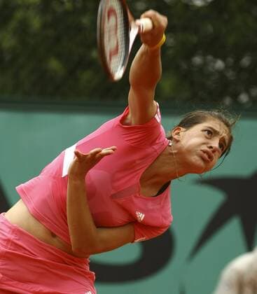 Andrea Petkovic (Deutschland) Tennis Damen French Open 2007, Grand Slam, WTA Tour Einzelbild Roland Garros Paris Tennis Damen French Open 2007, Grand Slam, WTA Tour Einzelbild Roland Garros Paris