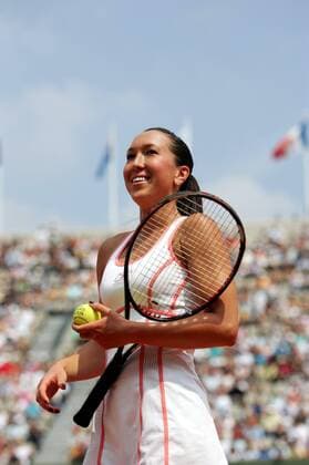 Jelena Jankovic (Serbien) gut gelaunt -  (pan20604) Tennis Damen French Open 2007, Grand Slam, WTA Tour Einzelbild Roland Garros Paris Tennis Damen French Open 2007, Grand Slam, WTA Tour Einzelbild Roland Garros Paris  