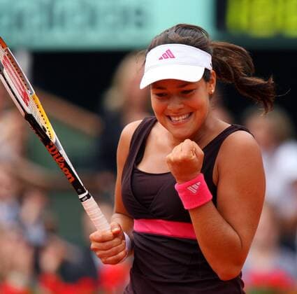 Ana Ivanovic (Serbien) jubelt -  Tennis Damen French Open 2007, Grand Slam, WTA Tour Einzelbild Roland Garros Paris Freude, Tennis Damen French Open 2007, Grand Slam, WTA Tour Einzelbild Roland Garros Paris Freude,