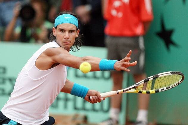 Rafael Nadal (Spanien) Tennis Herren French Open 2007, ATP Tour, Grand Slam Einzelbild Roland Garros Paris Tennis Herren French Open 2007, ATP Tour, Grand Slam Einzelbild Roland Garros Paris